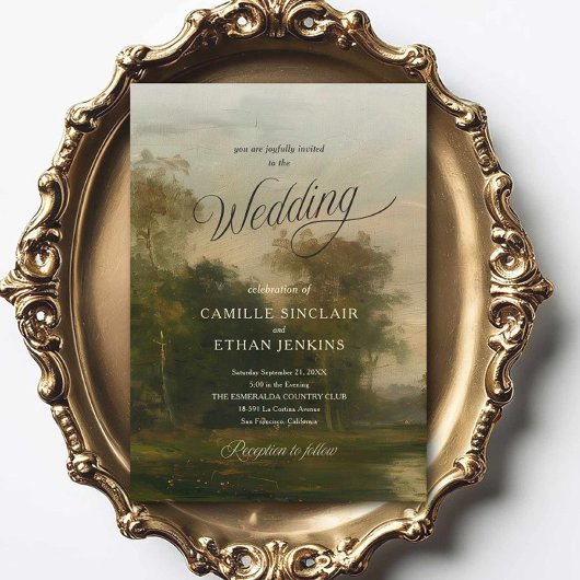 Fine Art Wedding Invitation | Estate Style Einladung