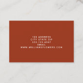 Fine Art Wild Strawberries - Nutritionist Visitenkarte (Rückseite)