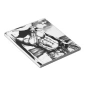 Fine Art zeichnend hübscher Cowboy Body Builder Notizblock (angewinkelt)