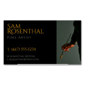 Fine Artist | BERUFLICH Magnetische Visitenkarte (Vorderseite)