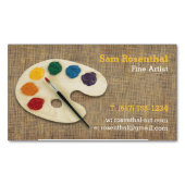 Fine Artist | BERUFLICH Magnetische Visitenkarte (Vorderseite)