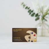 Fine Artist | BERUFLICH Visitenkarte (Stehend Vorderseite)