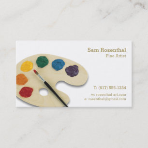 Fine Artist   Beruflich Visitenkarte