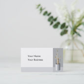 Fine Artist Paint Brushes Business Card Visitenkarte (Stehend Vorderseite)