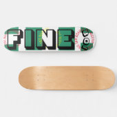 FINE BOI JMT NIGERIA 8 1/4" Skateboarddecke Skateboard (Horizontal)