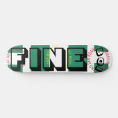 FINE BOI JMT NIGERIA 8 1/4" Skateboarddecke Skateboard (Horizontal)