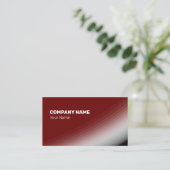 Fine Bordeaux White Black Shades und Rays Visitenkarte (Stehend Vorderseite)