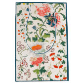 Fine Chinese silk flower design mid 18th century Mittlere Geschenktüte (Vorderseite)