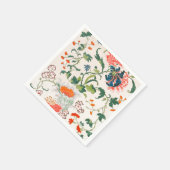 Fine Chinese silk flower design mid 18th century Serviette (Ecke)