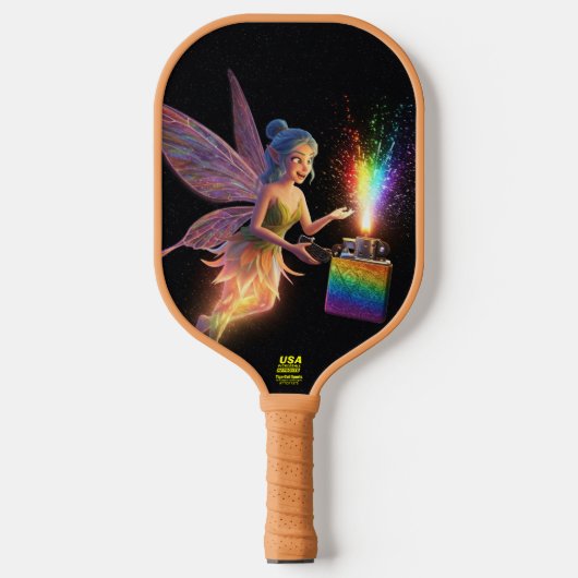 Fine Fairy Brautparty Pickleball Schläger (Vorderseite)
