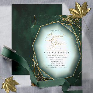 Fine Gold Lines Abstrakt Brautparty Green ID867