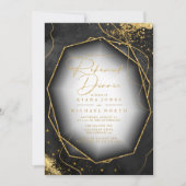 Fine Gold Lines Abstrakt Probe Dinner Bk ID867 (Vorderseite)