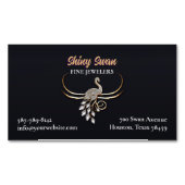 Fine Juwelier Business Card Magnetische Visitenkarte (Vorderseite)