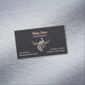 Fine Juwelier Business Card Magnetische Visitenkarte (Beispiel)