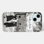 Fine Ladys iPhone Case (Rückseite (Horizontal))