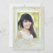 Fine Lines Gold Abstrakt Abschluss Sage ID907 (Vorderseite)