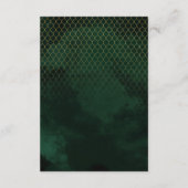 Fine Lines Gold Abstrakt Details Smarald ID867 Begleitkarte (Rückseite)