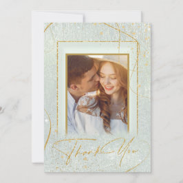 Fine Lines Gold Abstrakt Wedding Danke Sg ID867