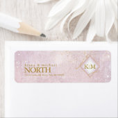 Fine Lines Gold Abstrakt Wedding V1 Mauve ID867 (Insitu)