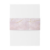 Fine Lines Gold Abstrakt Wedding V1 Mauve ID867 Einladungsbanderole (Rückseitenbeispiel)