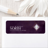 Fine Lines Gold Abstrakt Wedding V1 Plum ID867 (Insitu)