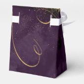 Fine Lines Gold Abstrakt Wedding V1 Plum ID867 Geschenkschachtel (Rückseite)