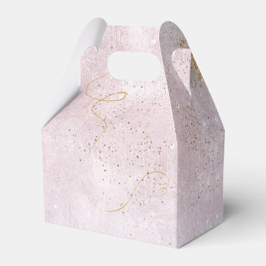 Fine Lines Gold Abstrakt Wedding V3 Mauve ID867 Geschenkschachtel (Rückseite)