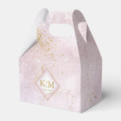 Fine Lines Gold Abstrakt Wedding V3 Mauve ID867 Geschenkschachtel (Vorderseite)