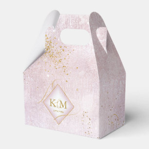 Fine Lines Gold Abstrakt Wedding V3 Mauve ID867 Geschenkschachtel