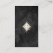 Fine Lines Gold Abstrakt Wishing Well Black ID867 Begleitkarte (Rückseite)