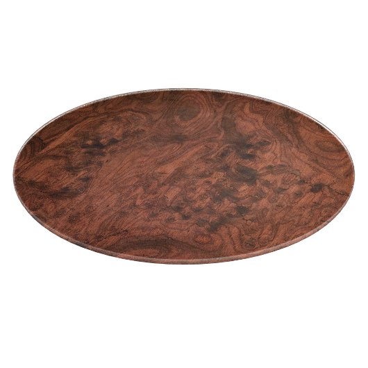 Fine Mahogany Veneer Print Schneidebrett (Ecke)