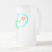 Fine Mattglas Bierglas (VorderseiteRechts)