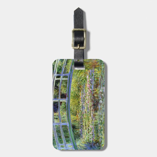 Fine Monet Japanese Bridge & Water-Lily Pond Gepäckanhänger (Vorderseite vertikal)