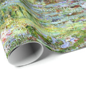 Fine Monet Japanese Bridge & Water-Lily Pond Geschenkpapier (Rolleneckpunkt)