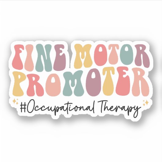 Fine Motor Promoter Occupational Therapy Aufkleber (Vorderseite)