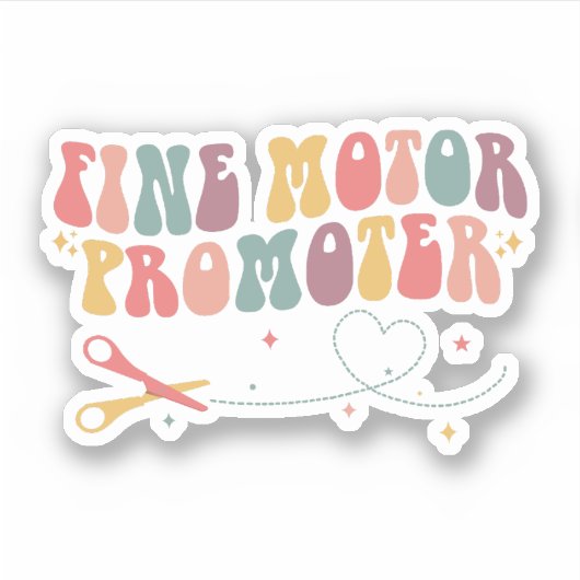Fine Motor Promoter Occupational Therapy OT Aufkleber (Vorderseite)