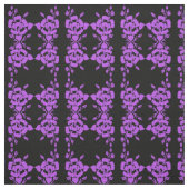 Fine Print Design Lila und schwarz Stoff (Muster)