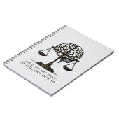 Fine Print Reader - Brain & Justice Edition Notizblock (Linke Seite)