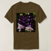 Fine Random Mosaic Lupin und Aquilegia AC163 T-Shirt (Design vorne)