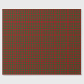 Fine Red and Green Gingham Pattern Blocks Geschenkpapier (Flach)