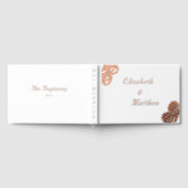 Fine Rose Katholische Hochzeitsformel Gästebuch (Voll)