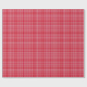 Fine Ruby Plaid Geschenkpapier (Flach)