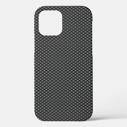 Fine Silver Metal Mesh Muster Case-Mate iPhone Hülle (Rückseite)