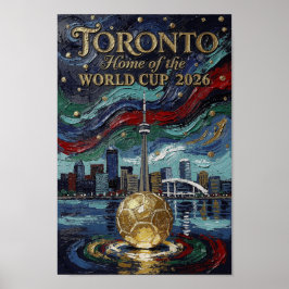 Fine Toronto Soccer Art 2026 Stadium  Poster