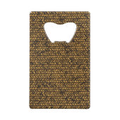 Fine Woven Basket Kreditkarten Flaschenöffner (Rückseite)