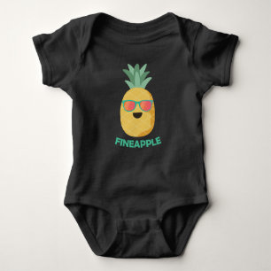 Fineaple Ananas Funny Pun Summer Frucht Baby Strampler
