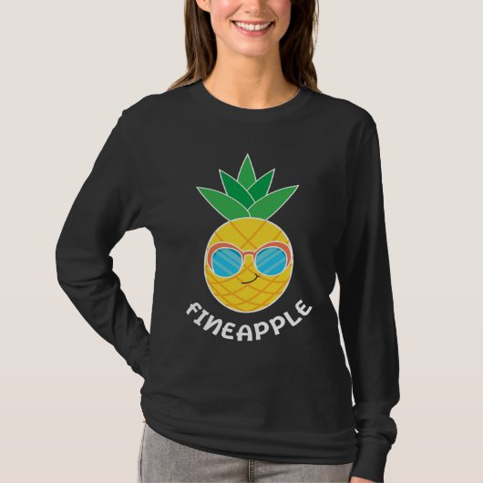 Fineapple Pineapple Eater Tropical Fruit Pineapple T-Shirt (Vorderseite)