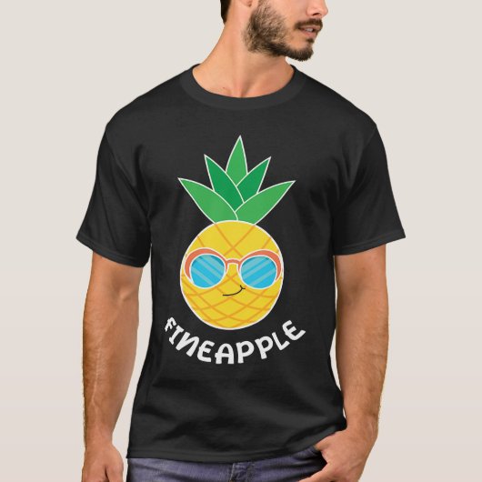 Fineapple Pineapple Eater Tropical Fruit Pineapple T-Shirt (Vorderseite)