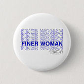 Finer Woman 1920 - Zeta Phi Beta Button (Vorderseite)
