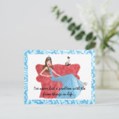 "Finere Dinge im Leben..." Postkarten (Stehend Vorderseite)